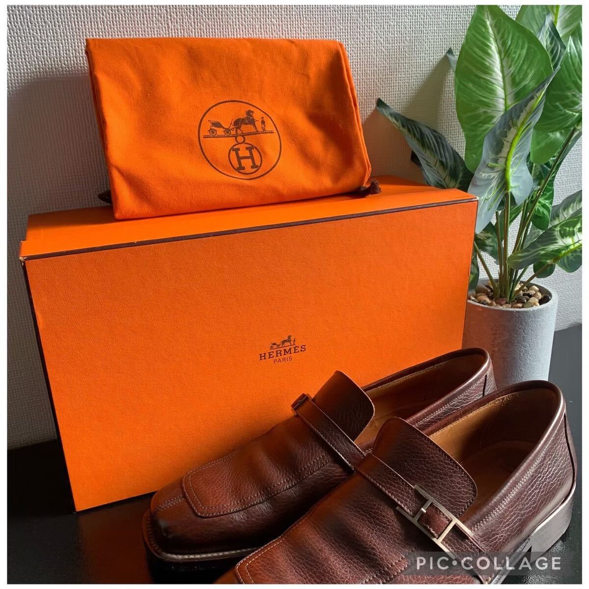 【美品】エルメス HERMES 革靴 　ビジネスシューズ_画像1