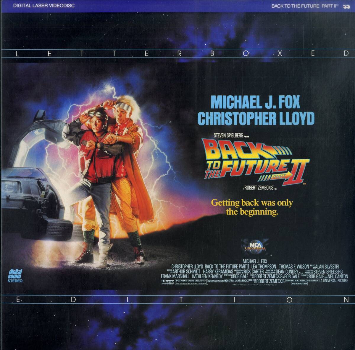 B00180641/LD/マイケル・Ｊ・フォックス「Back To The Future Part II (バック・トゥ・ザ・フューチャー2/Letterboxed Edition) 」の画像1