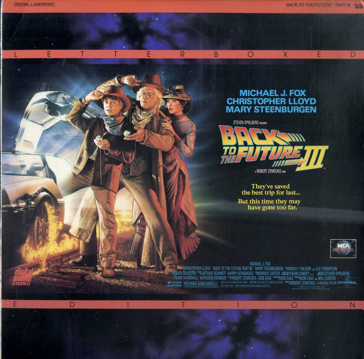B00180645/LD2枚組/マイケル・Ｊ・フォックス「Back To The Future Part III (バック・トゥ・ザ・フューチャー3/Letterboxed Edition) 」の画像1