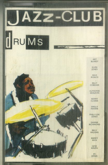 F00025115/カセット/V.A.「Jazz-Club Drums (1989年・840-033-4・バップ・クールジャズ・ソウルジャズ・ジャズファンク・コンテンポラリの画像1