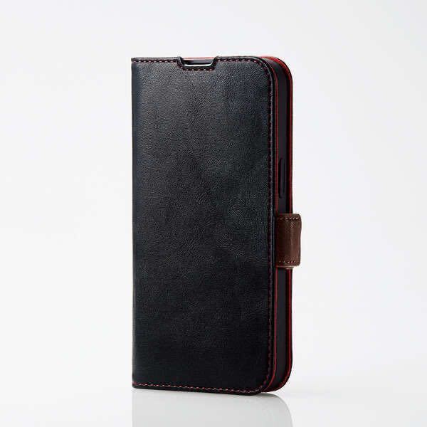 [ free shipping ] Elecom iPhone14/13 for leather case black 