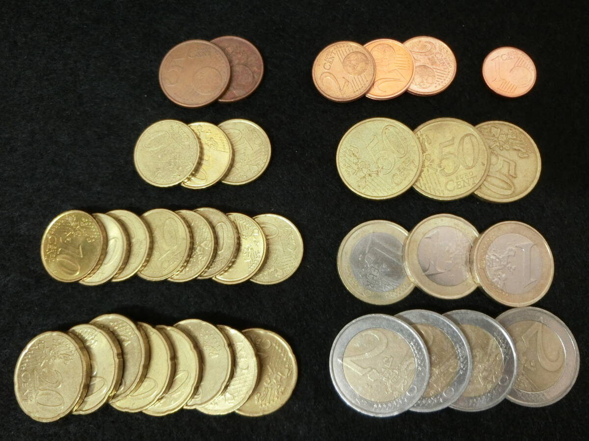 ユーロ EURO 硬貨 約15ユーロ コイン_画像1