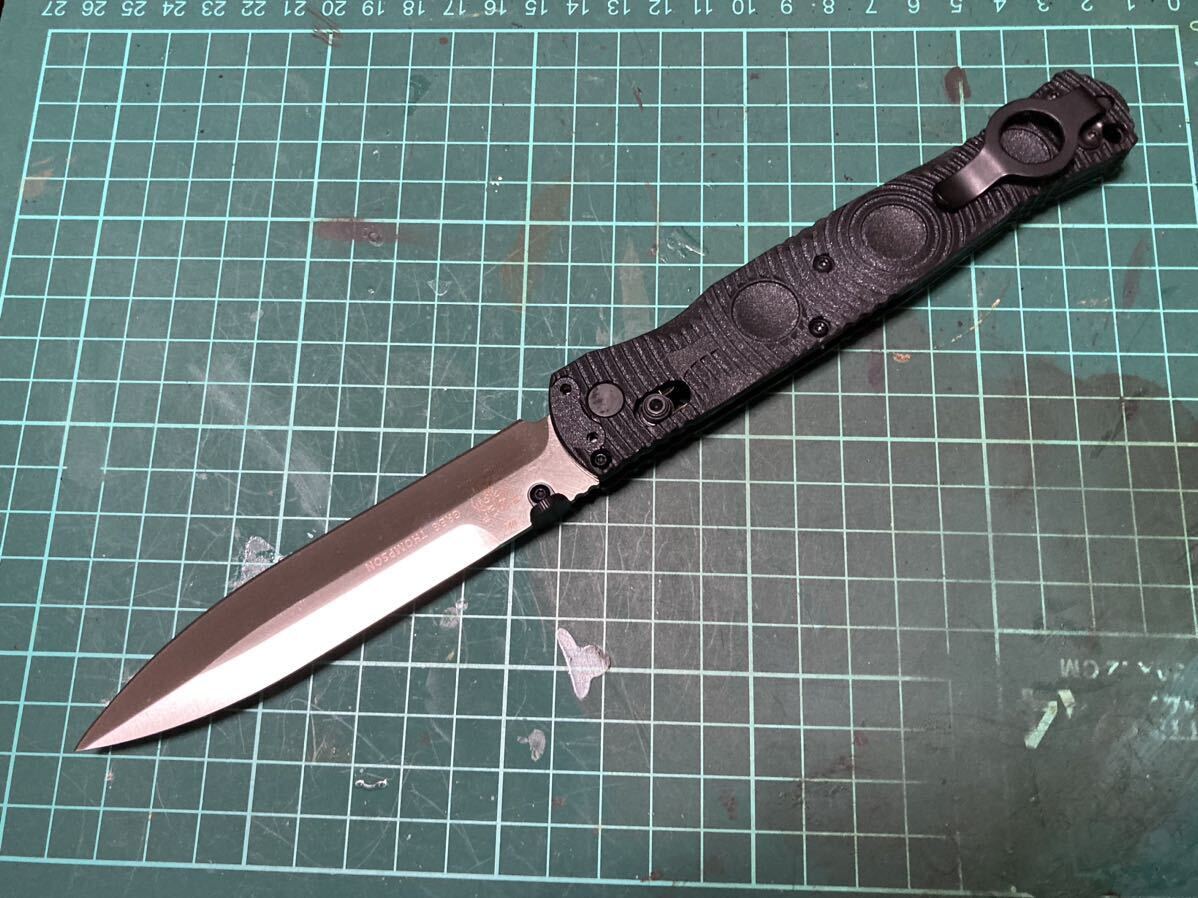 Benchmade 391 SOCP ブラック ナイフ 。ベンチメイド 登山 釣り キャンプ ブッシュクラフト クマ対策 護身用 狩猟 鹿狩 猪狩 熊狩 クマ_画像4