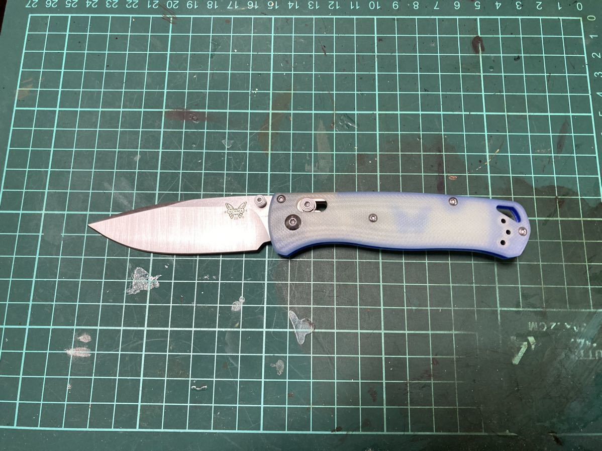 Benchmade 535 G10 ナイフ 。ベンチメイド 登山 釣り キャンプ ブッシュクラフト クマ対策 護身用 狩猟 鹿狩 猪狩 熊狩 クマの画像3