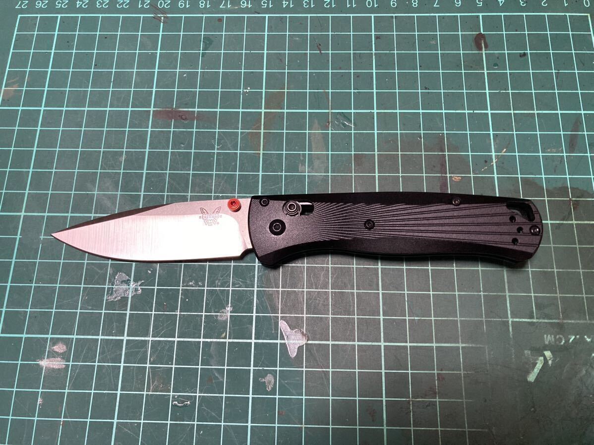 Benchmade 535BK-4 ナイフ 。ベンチメイド 登山 釣り キャンプ ブッシュクラフト クマ対策 護身用 狩猟 鹿狩 猪狩 熊狩 クマ_画像3