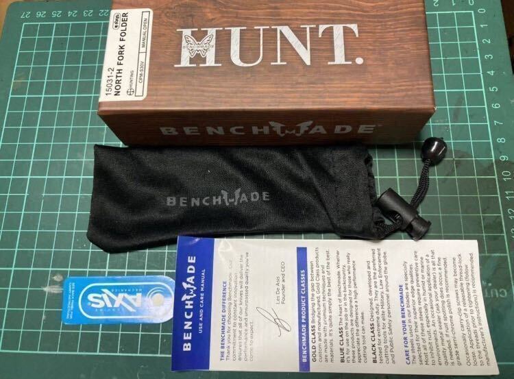 Benchmade 15031 ナイフ 。ベンチメイド 登山 釣り キャンプ ブッシュクラフト クマ対策 護身用 狩猟 鹿狩 猪狩 熊狩 クマ_画像5