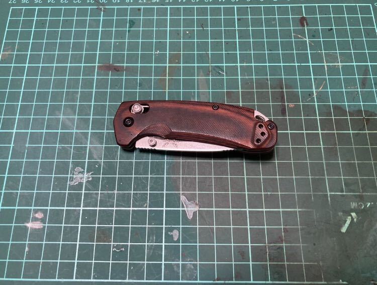 Benchmade 15031 ナイフ 。ベンチメイド 登山 釣り キャンプ ブッシュクラフト クマ対策 護身用 狩猟 鹿狩 猪狩 熊狩 クマ_画像1