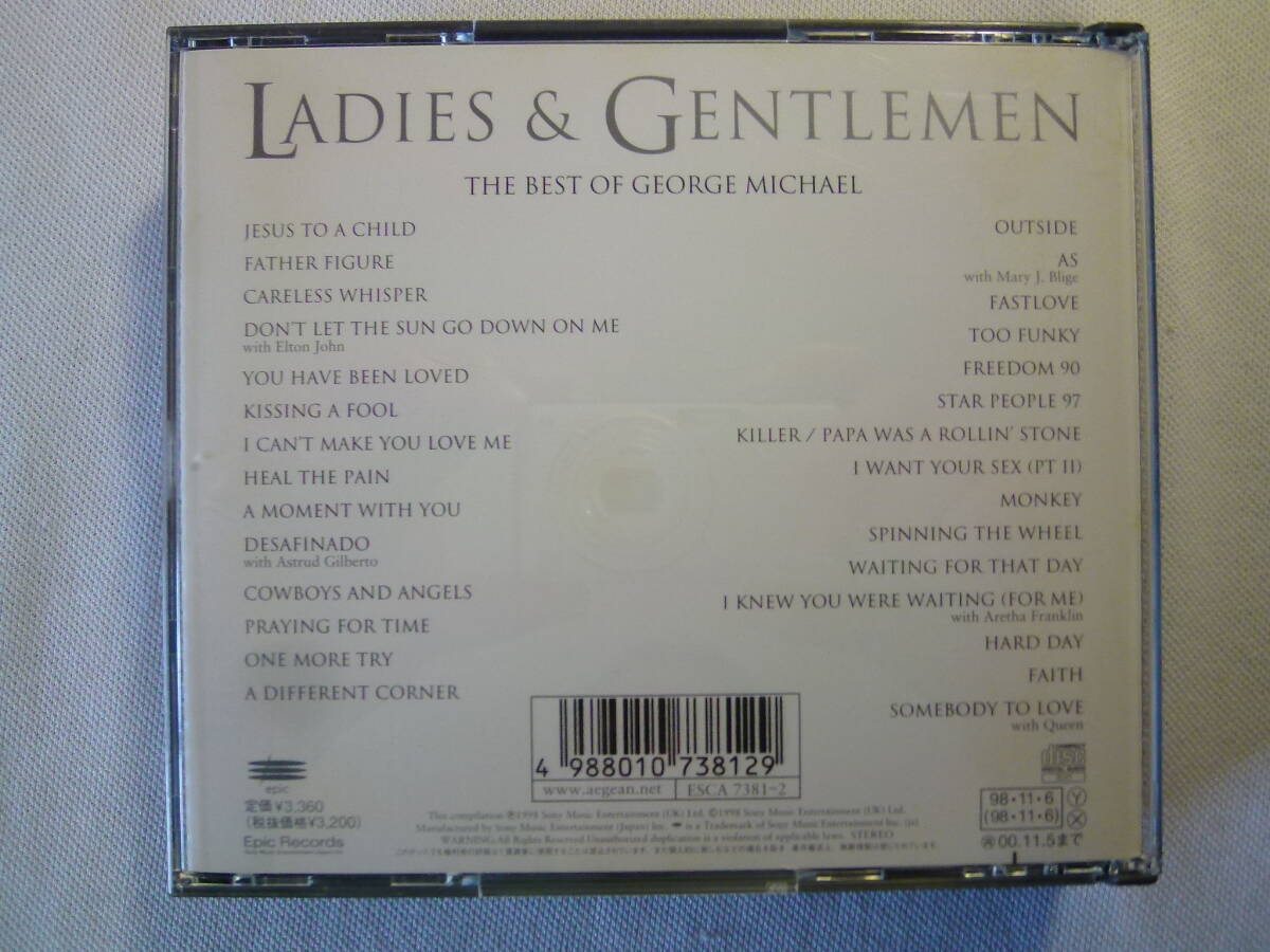 THE BEST OF GEORGE MICHAEL ベスト・オブ・ジョージ・マイケル / LADIES & GENTLEMEN - 2Discs！ - CARELESS WHISPER - FAITH_画像2