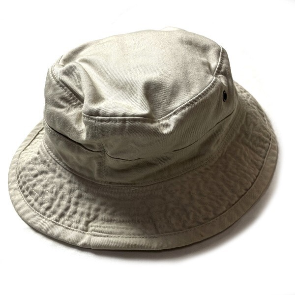 人気モデル! 90s Eddie Bauer エディーバウアー ヴィンテージ サファリ バケット ハット 帽子 ベージュ 57-59cm メンズ 古着 希少 Bibian 比比昂 - 人気モデル! 90s Eddie Bauer エディーバウアー