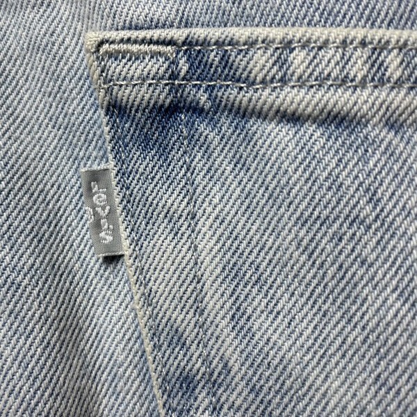 リバイバル! Levi's Silver Tab リーバイス シルバータブ ハイウエスト ルーズ ワイド ジーンズ デニムパンツ ブルー W28 メンズ 古着_画像6