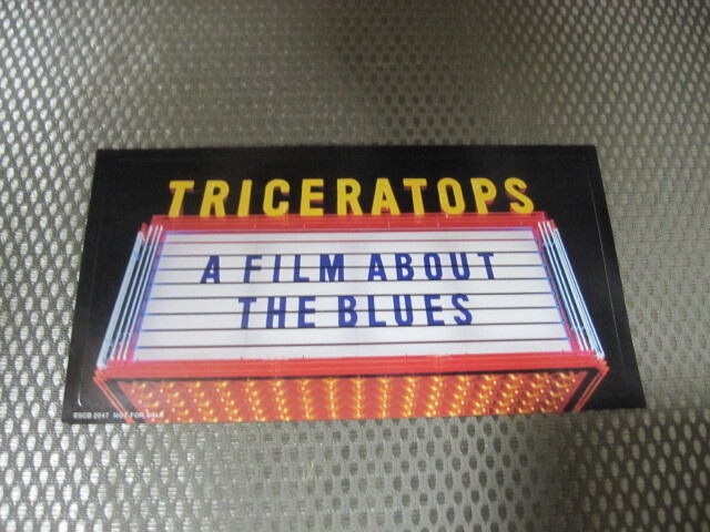 TRICERATOPS(トライセラトップス【アルバム『TRICERATOPS』非売品カセットテープ、ステッカー(A FILM ABOUT THE BLUES 他)2種6枚】 　_画像5