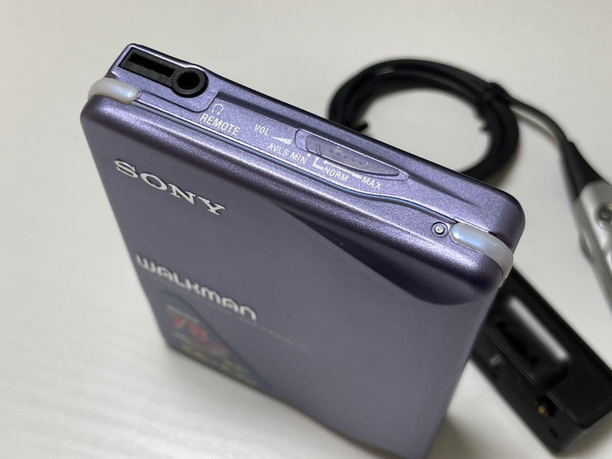 【激レア/整備済み動作品】20周年記念機種 SONY ソニー WM-EX900 WALKMAN ウォークマン ポータブルカセットプレイヤーの画像8