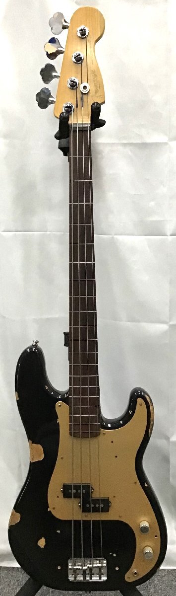 [ used ]Fender USA fender USA American Standard Precision Bass Fretless Precision base electric bass JUNK Junk present condition delivery 