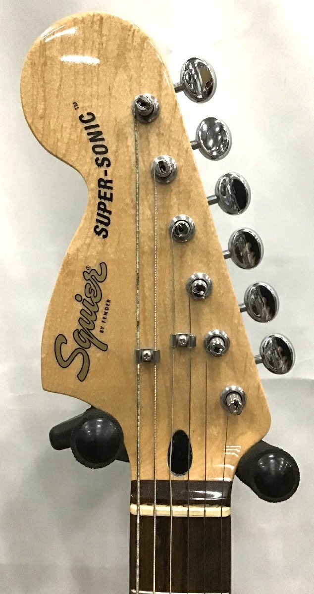 【中古】Squier スクワイヤー Paranormal Super-Sonic MOD エレキギター ノーメンテ 現状渡しの画像3