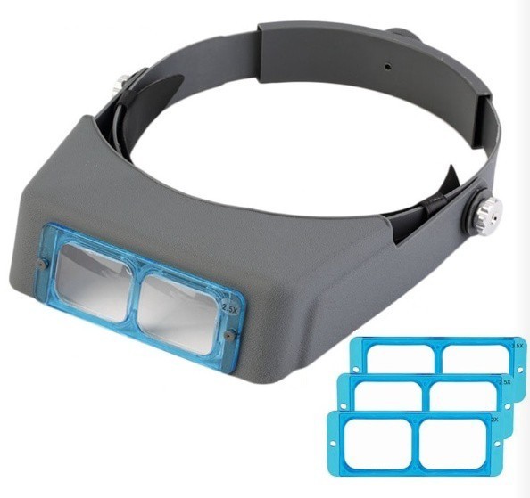  бесплатная доставка головная лупа микроскоп головная повязка очки тип увеличительное стекло обе рука можно использовать DIY работа точный оборудование работа 