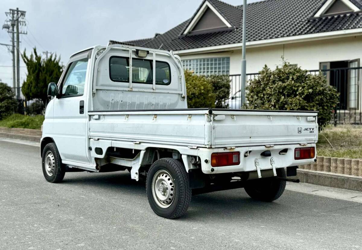 平成17年 ホンダ アクティ トラック 4WD エアコン・パワーステ・エアバック! 機関良好! タイベル交換済! 売り切り!の画像3