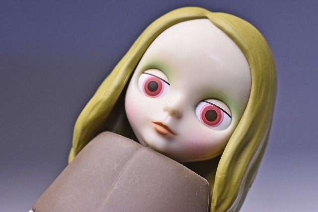 【Blythe キューブリック】★ブライス POW-WOW Poncho★赤い目のシークレット★箱付★series 1★レッドアイ★MEDICOM TOY★KUBRICK★_画像9