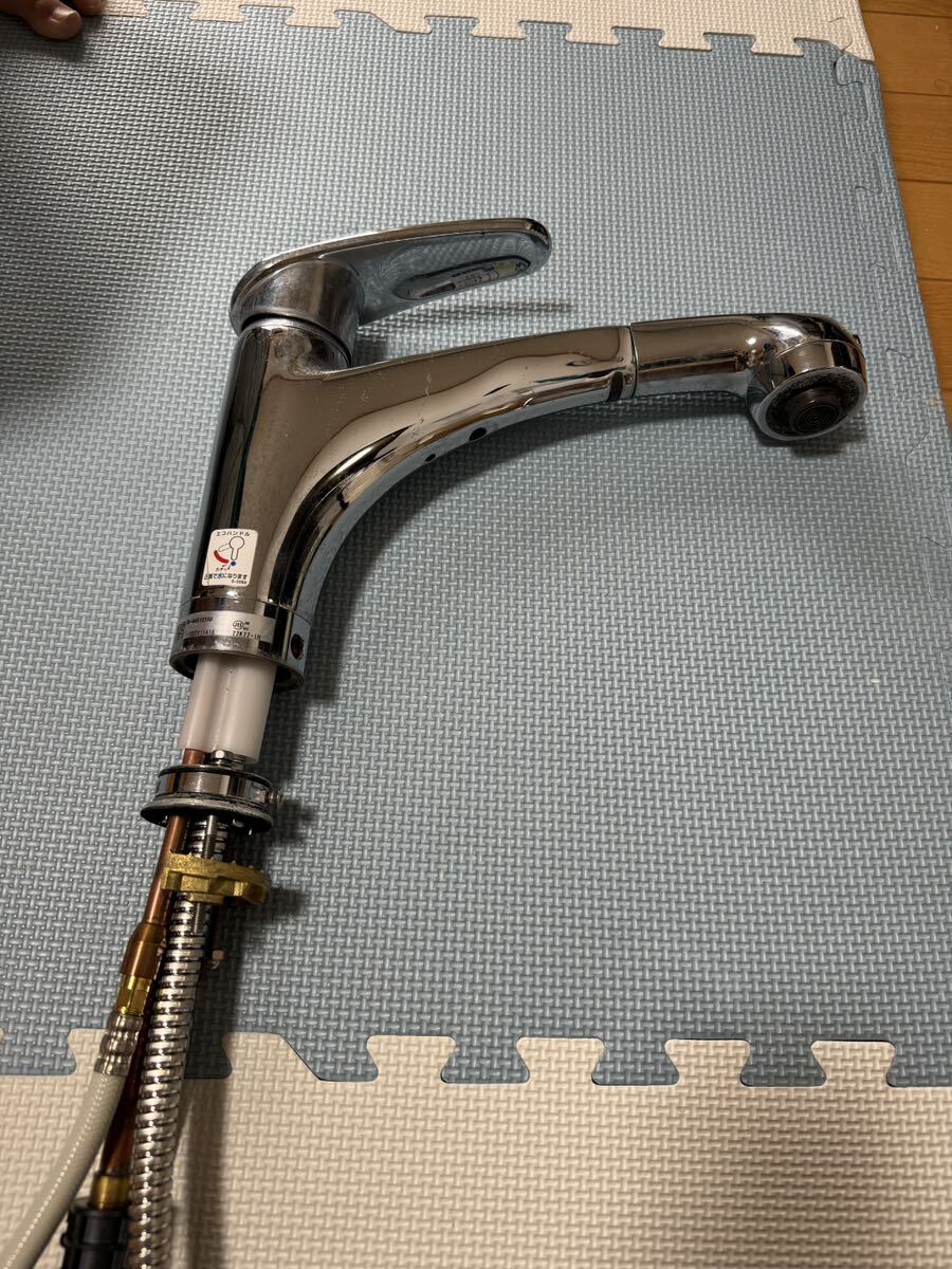 【送料無料】LIXIL キッチン用水栓金具 吐水口引出式 アウゼ SF-A451SYXU 中古