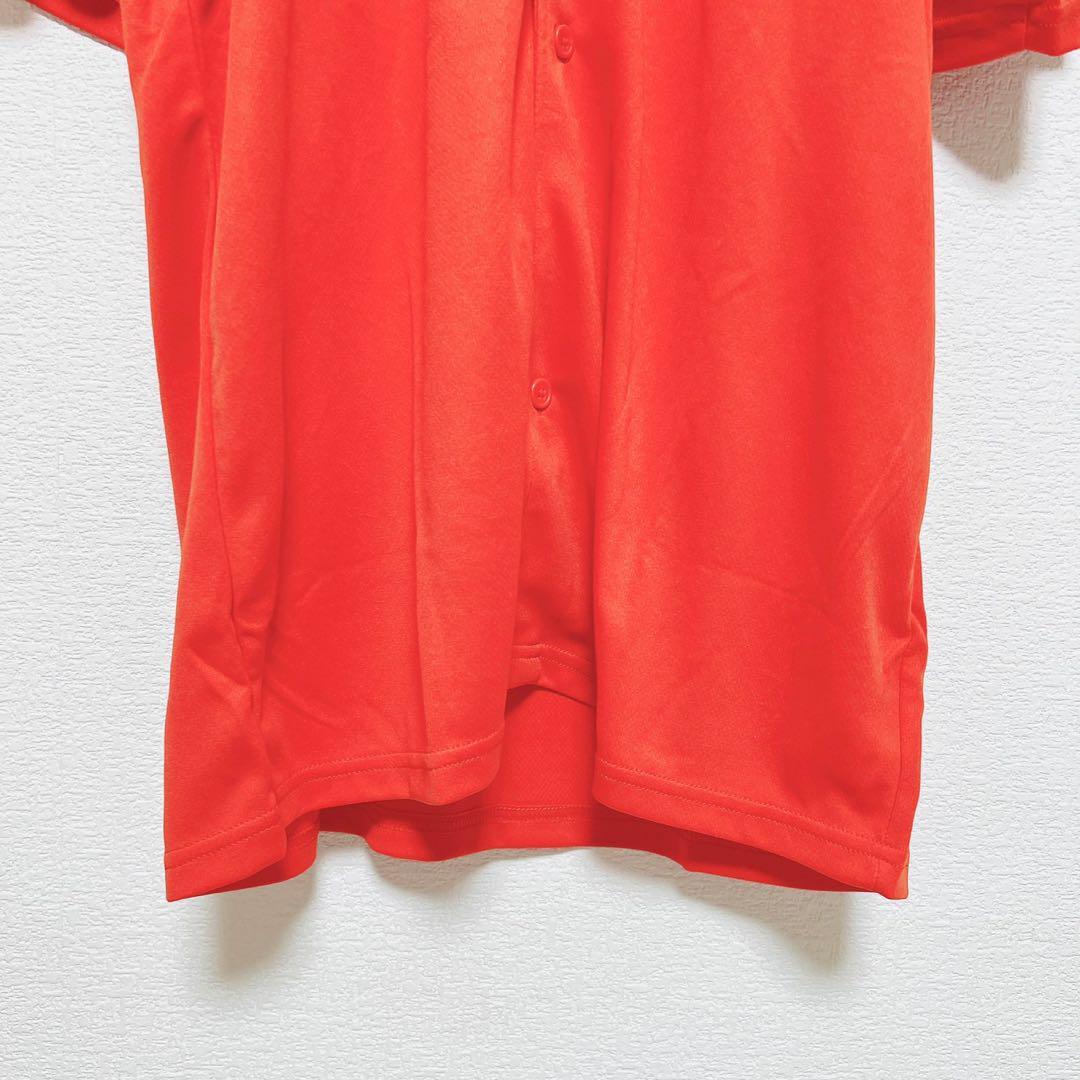 【新品】UNDER ARMOUR　アンダーアーマー　巨人　ジャイアンツノーカラーシャツ　オレンジ　半袖　野球_画像4