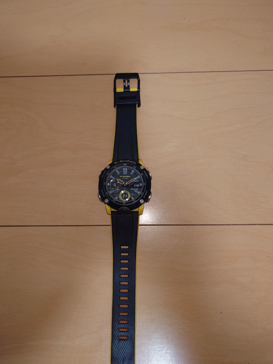 [カシオ] 腕時計 ジーショック 【国内正規品】カーボンコアガード構造 GA-2000-1A9JF メンズ イエロー_画像1