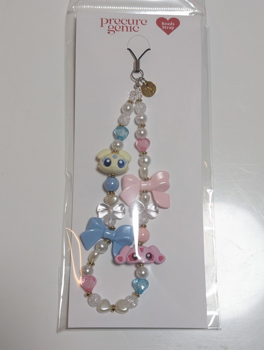 precure genic プリキュアジェニック Beads Strap ストラップ ミップル メップル 新品未使用 未開封 ポップアップストアの画像1