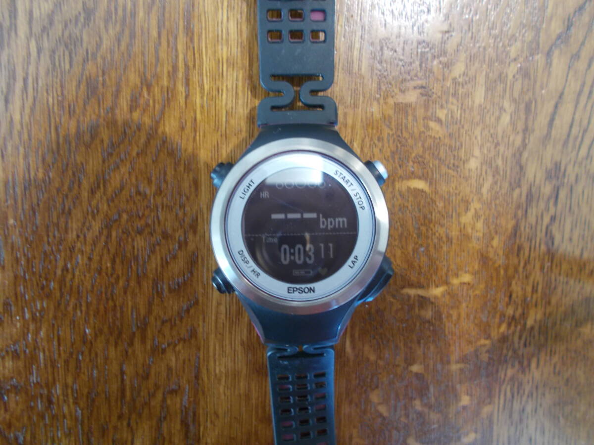 エプソンSF810マラソン用時計、心拍計 GPSの画像7