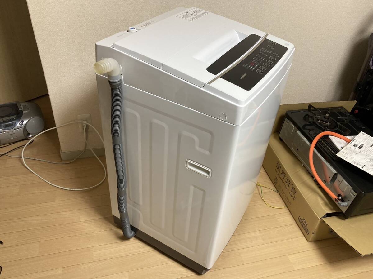 IRISOHYAMA アイリスオーヤマ 6.0㎏ 全自動洗濯機 2022年製 IAW-T602E_画像5