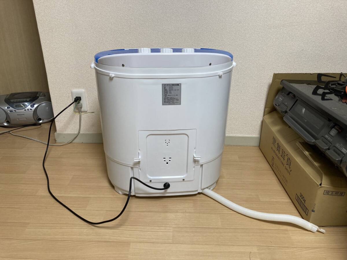 ポータブル 2槽式洗濯機 NAW002 洗濯機 3.6kg 直接引き取り歓迎の画像4