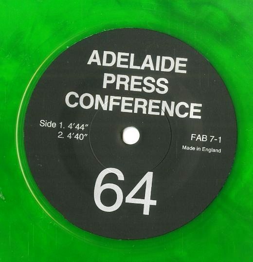 THE BEATLES/ 1964 ADELAIDE PRESS CONFERENCE緑マーブル(1EP)_画像2