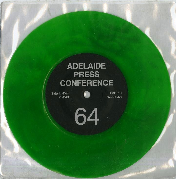 THE BEATLES/ 1964 ADELAIDE PRESS CONFERENCE緑マーブル(1EP)_画像3