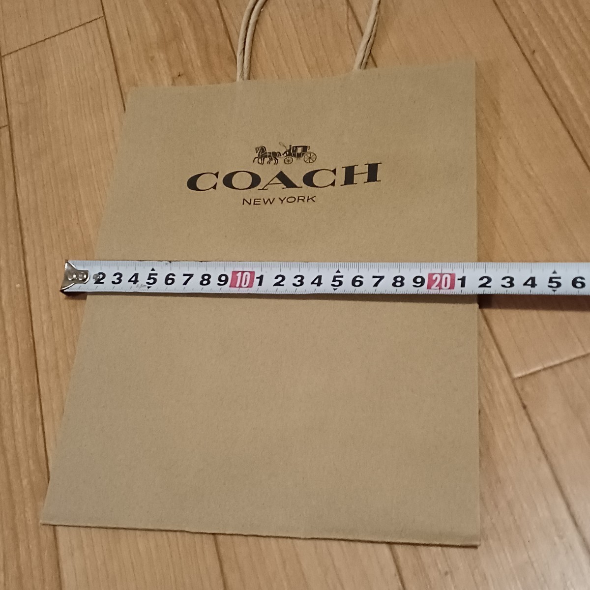 coach コーチ　紙袋　ショッパー　新品未使用　まとめ買い可能 　ショップ袋_画像3