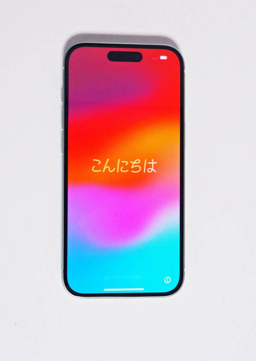 Apple iphone 15 128GB グリーン SIMフリー バッテリー容量 100% ケース付_画像3