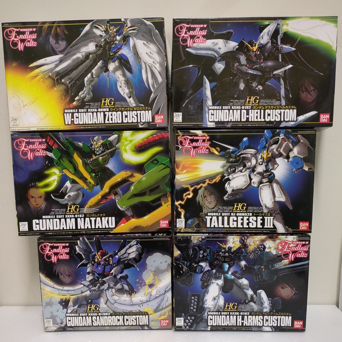 C-11■１円〜未組立 HG 1/144 新機動戦記ガンダムW Endless Waltz ガンダムチーム5体セット_画像1