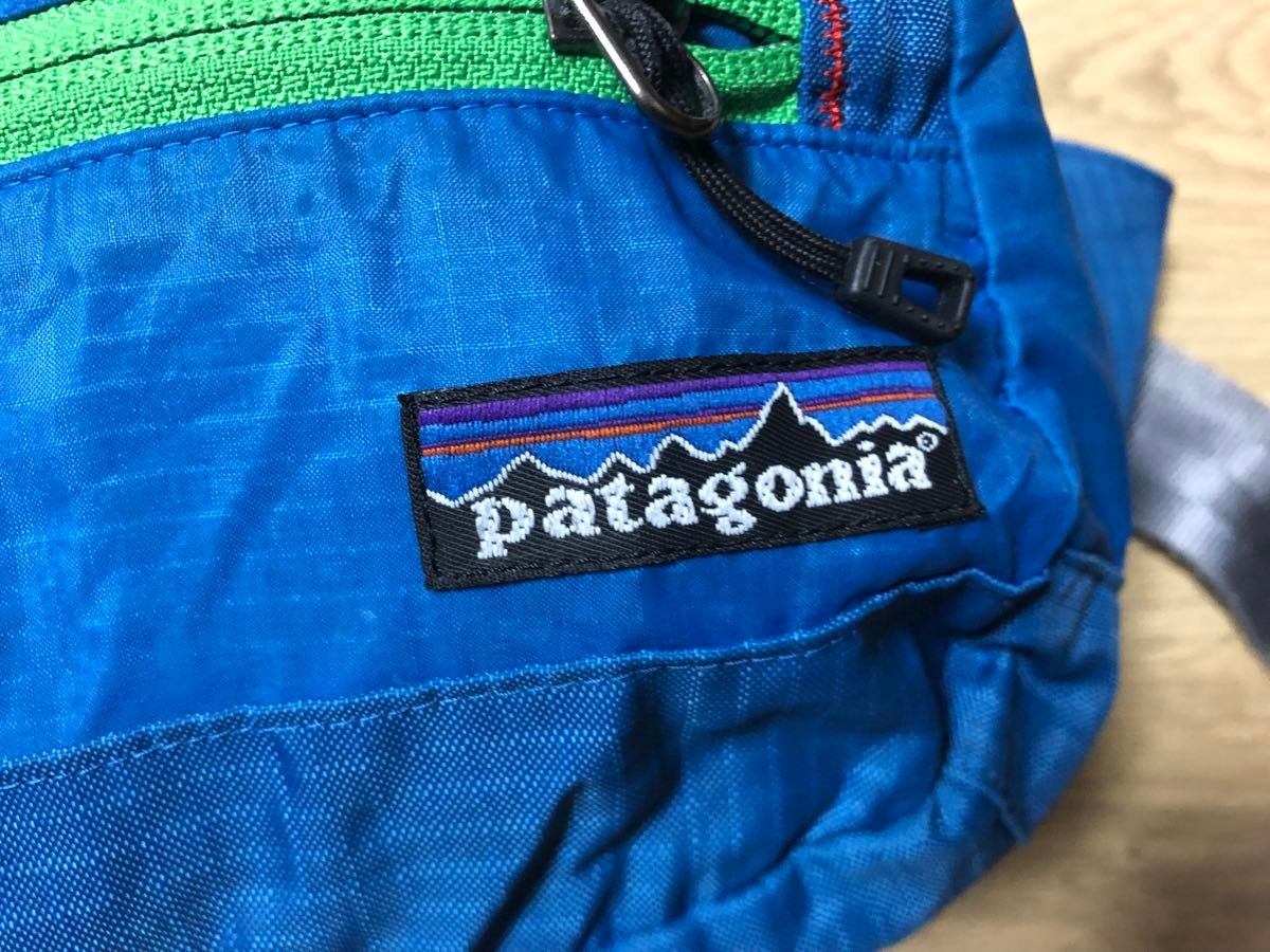 パタゴニア ウエストバッグ ポータブル　ビンテージ　PATAGONIA ブルー　青 アウトドア　ショルダー　vintage