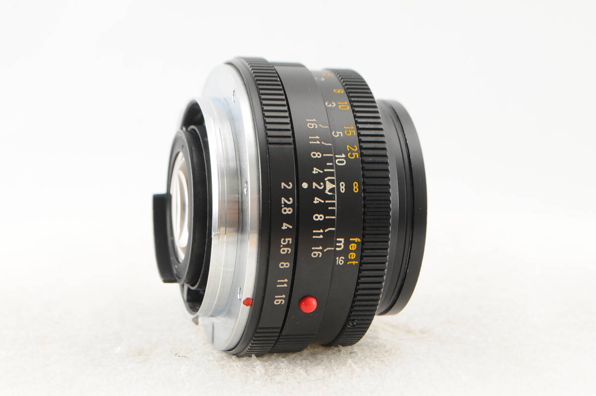 ◆極上美品◆ Leica ライカ SUMMICRON-R ズミクロン 50mm F2 2カム ★清潔感溢れる綺麗な外観! カビ・クモリ・キズ・スレなし! 完動品!_画像3