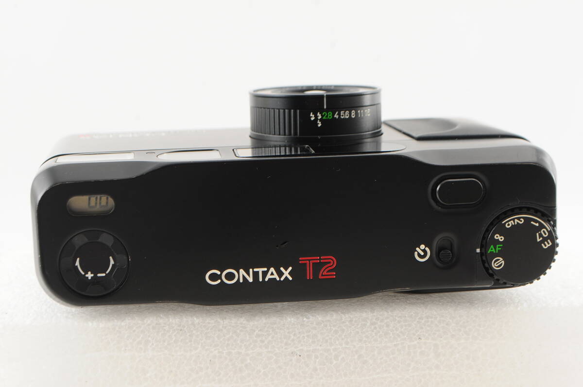 ◆極上美品◆ CONTAX コンタックス T2 Limited BLACK 2000台限定 元箱 付属品 ★レンズカクカクの不具合一切無し! 完動品! 動作確認済み! の画像3