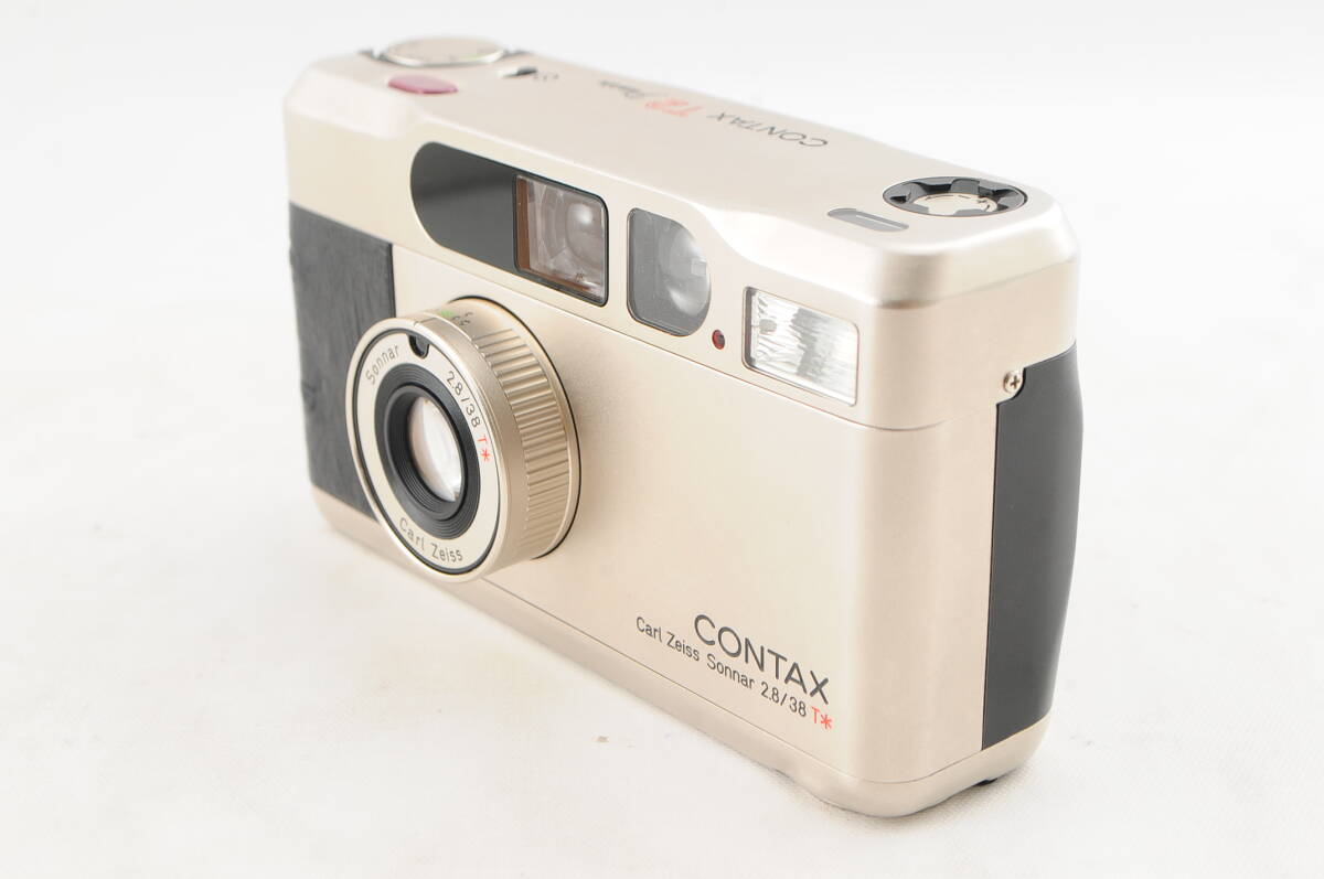 ◆希少・超美品◆ CONTAX コンタックス T2 Platin プラチナ 元箱 ★レンズカクカクの不具合一切無し! カビ・クモリ・キズなし! 完動品!の画像5