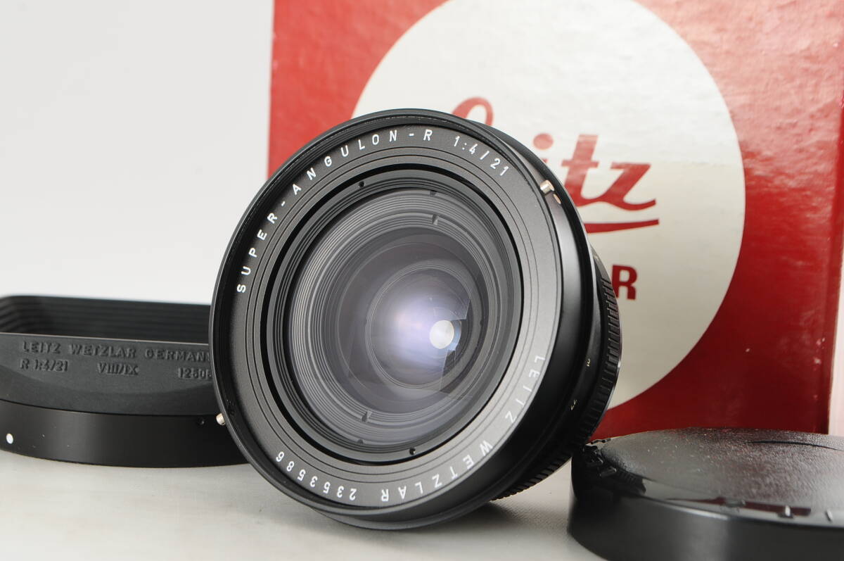 ◆極上美品◆ Leica ライカ SUPER-ANGULON-R 21mm F4 元箱 付属品 ★清潔感溢れる綺麗な外観! カビ・クモリ・キズ・スレなし! 完動品!の画像1