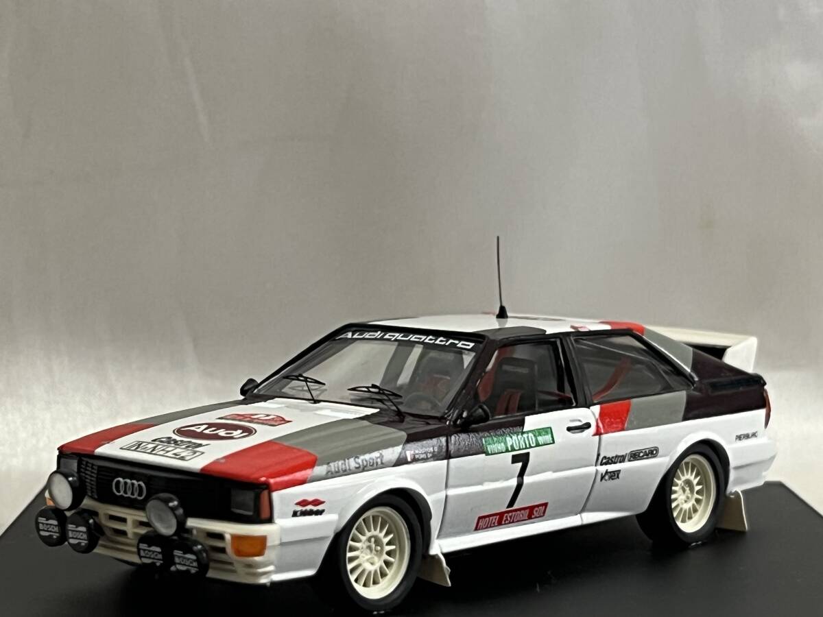 Trofeu 1/43 Audi quattro 1982 Rally * Portugal victory Michel * mouton 