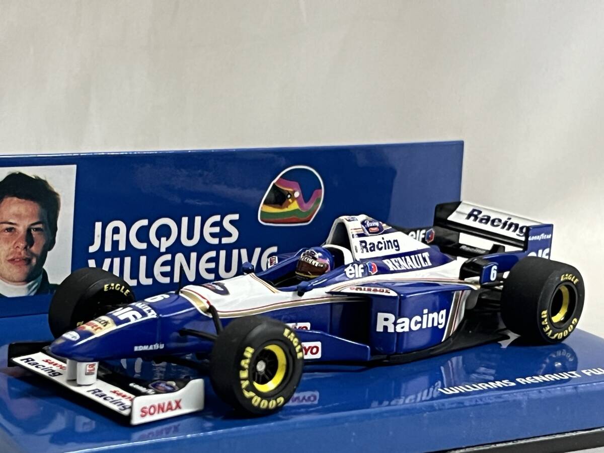 ミニチャンプス 1/43 ウィリアムズ ルノー FW18 F1グランプリ 1996 ジャック・ビルヌーブ_画像1