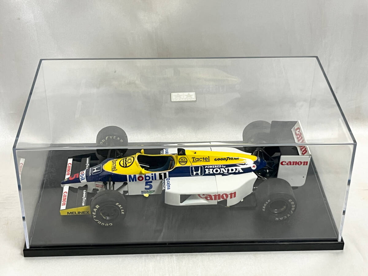 タミヤ 1/20 ウィリアムズ ホンダ FW11 F1グランプリ 1986 ナイジェル・マンセル 完成品 の画像10