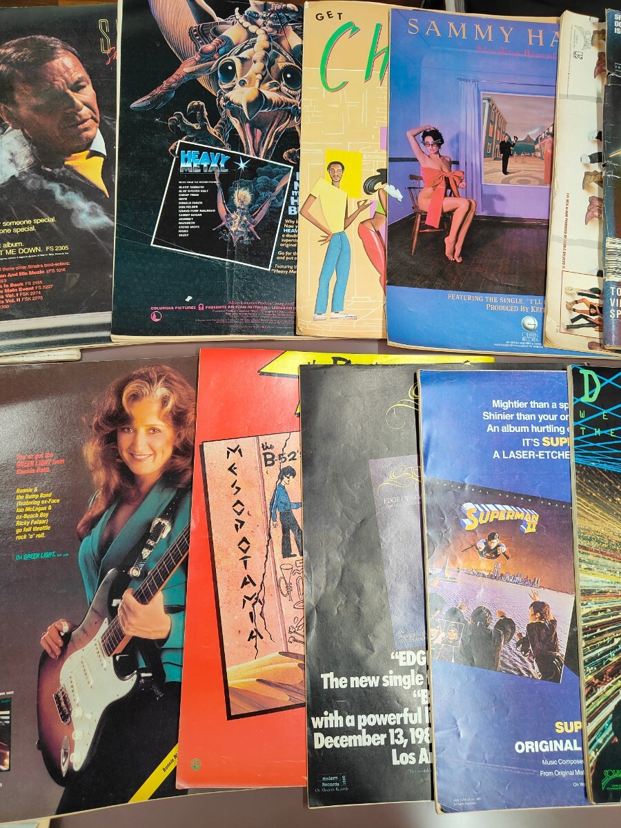 Y:BILLBOARD MAGAZINE 1981 1982 ビルボードマガジン20冊まとめ/Bonnie Raitt/george harrison /jean luc ponty/sammy hagar 現状品 _画像3