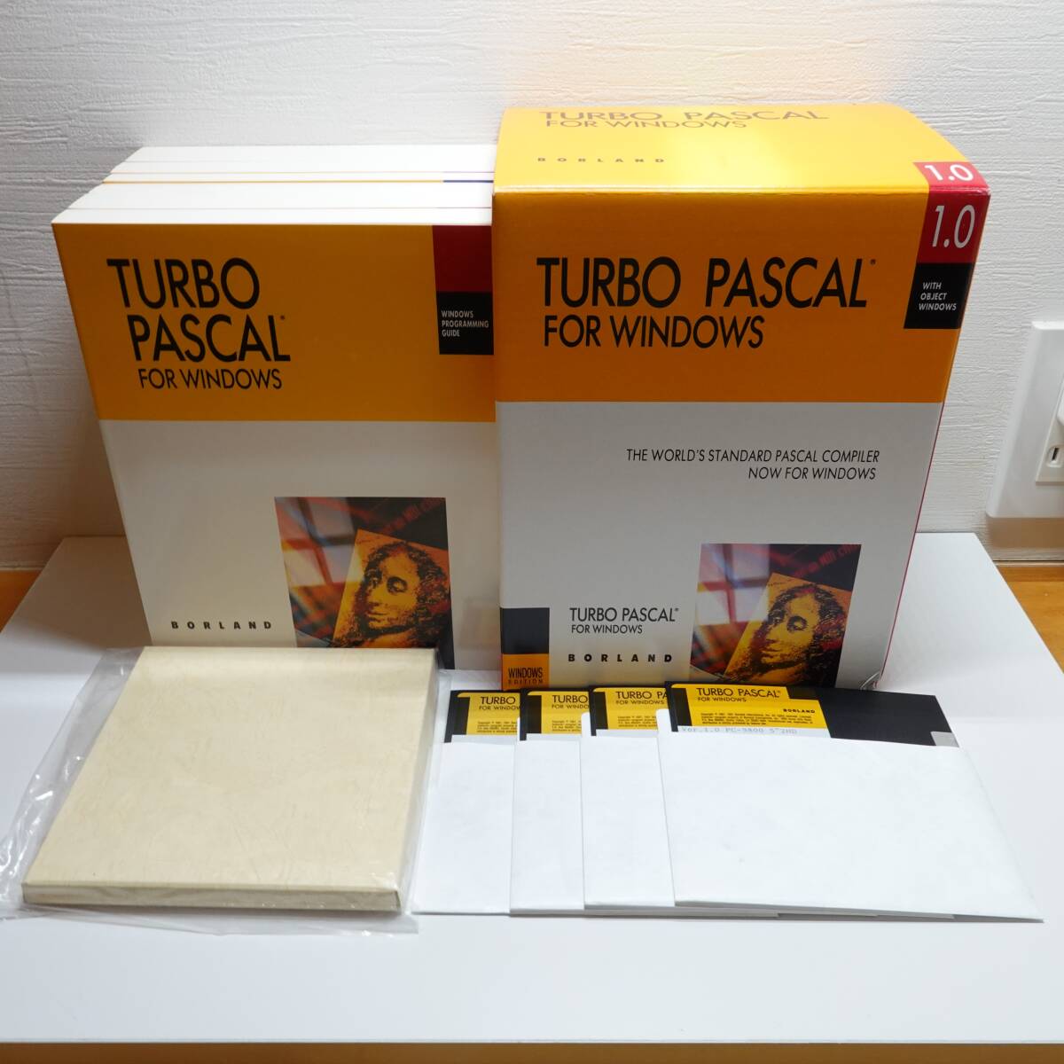 ver 1.0 TURBO PASCAL FOR WINDOWS BORLAND ボーランドジャパン 5インチ2HD 検索(9800 8800) YW101_画像1