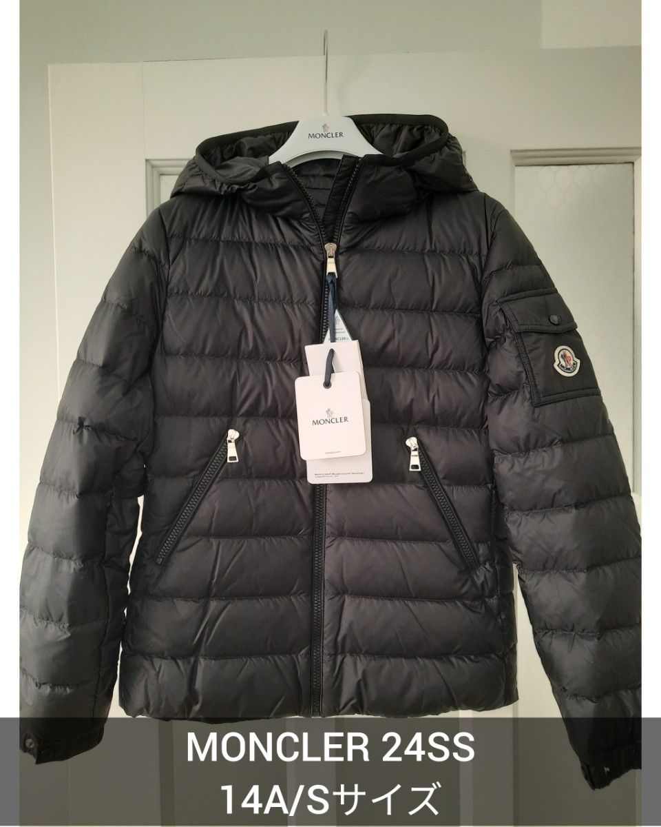 ☆24SS/今季新作 MONCLER GLES フード付ライトダウン　14A