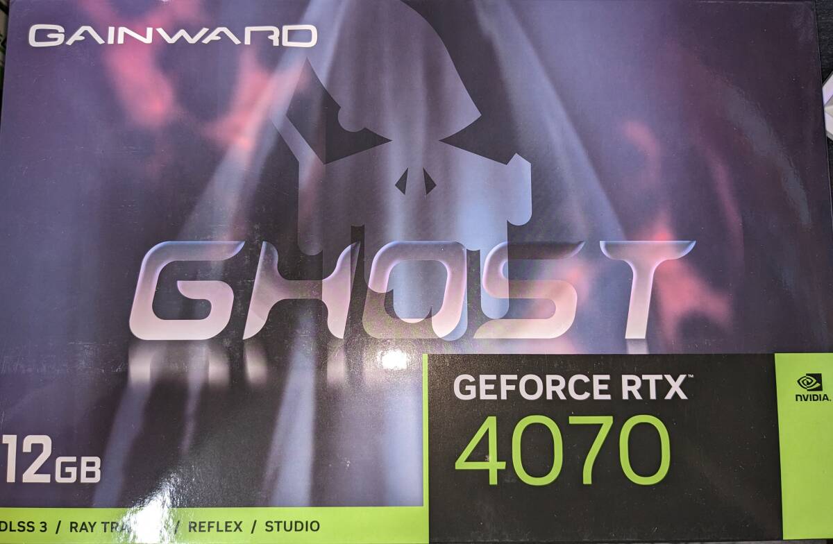 GAINWARD RTX4070 GHOST 12GB GDDR6X グラフィックボードの画像1