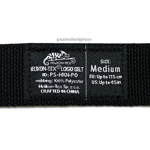 送料コミ追跡アリ◆新品◆ヘリコンテックス ロゴベルト ブラック M★HELIKON-TEX LOGO Belt Black_タグデザインは異なる場合あり