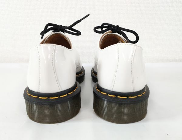 ドクターマーチン レザー ブーツ 革靴 ホワイト 白 DR.MARTENS BOOTS WHITE AW006 6UK 24～25ｃｍ【中古】431Eの画像7