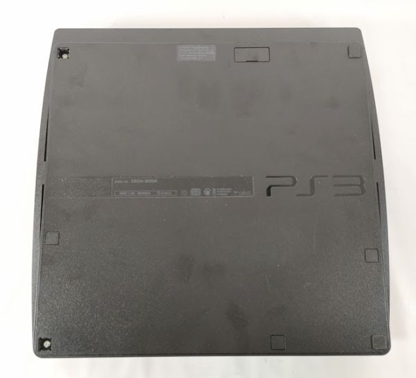 SONY PlayStation3 プレイステーション3 プレステ3 PS3 CECH-3000A 160GB 通電確認済 avコード欠品【中古】5466M_画像7
