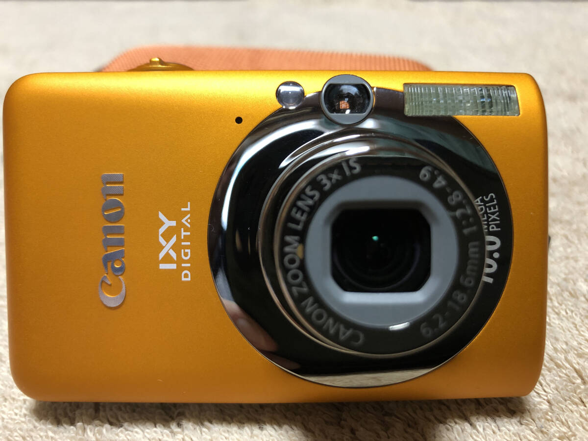 キヤノン コンパクトデジタルカメラ IXY DIGITAL 110 IS オレンジ_画像2