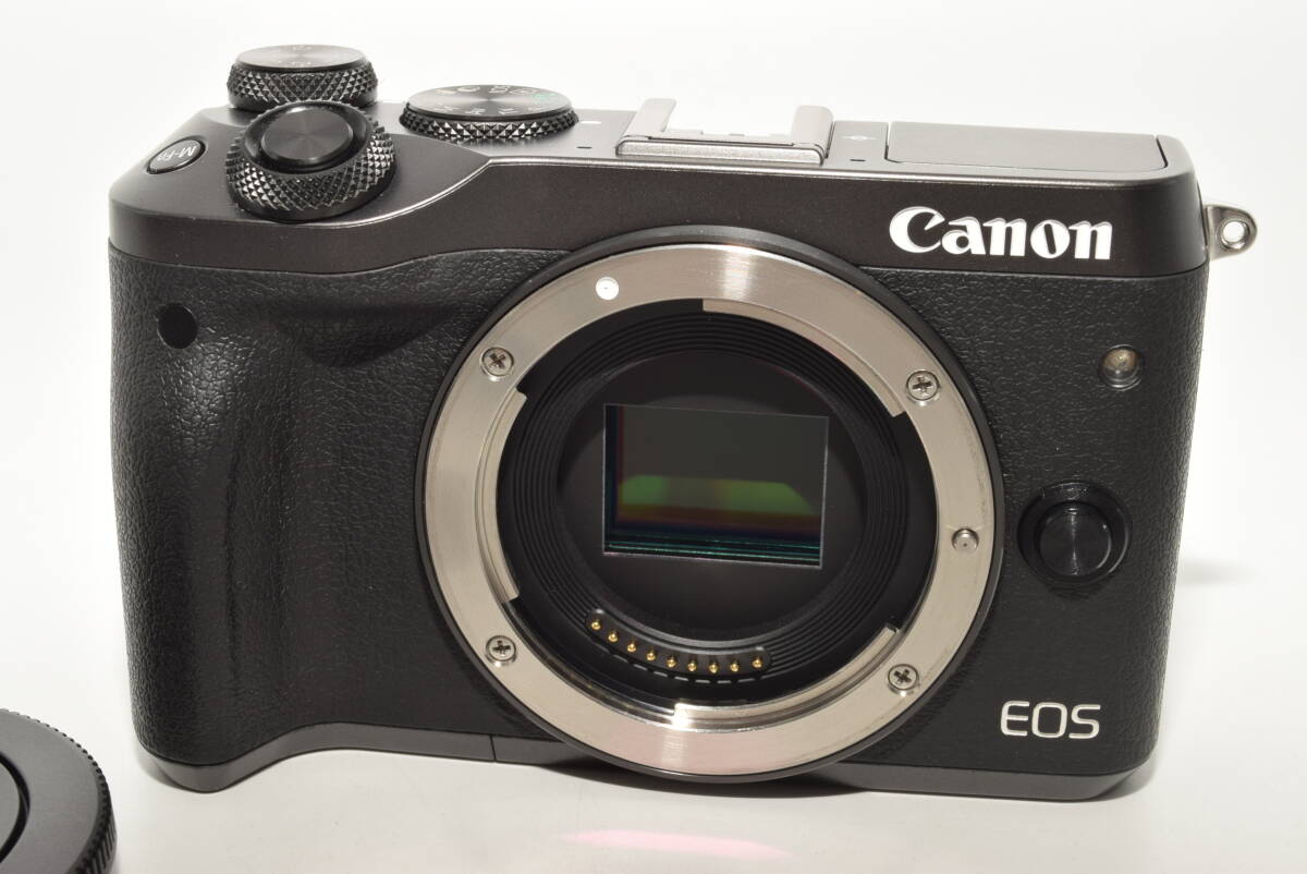 【美品】 Canon ミラーレス一眼カメラ EOS M6 ボディー(ブラック) EOSM6BK-BODY #6805の画像2